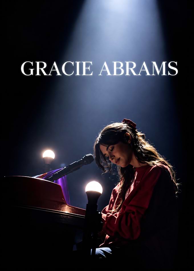 Gracie Abrams Performing at Piano