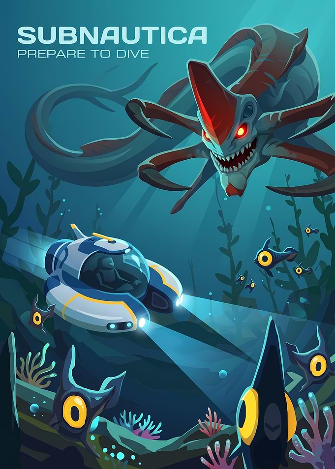 Subnautica Prepare to Dive Poster