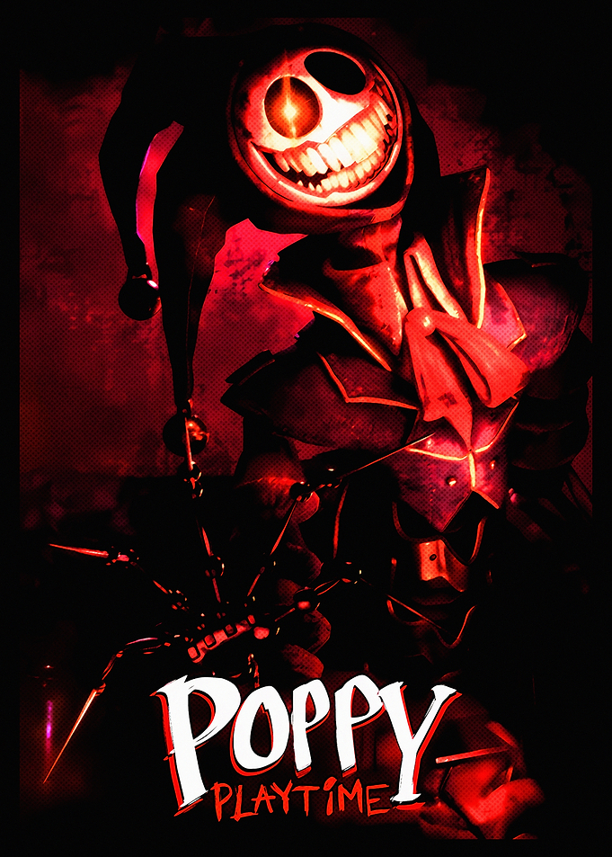 Poppy Playtime Jester Character Poster
