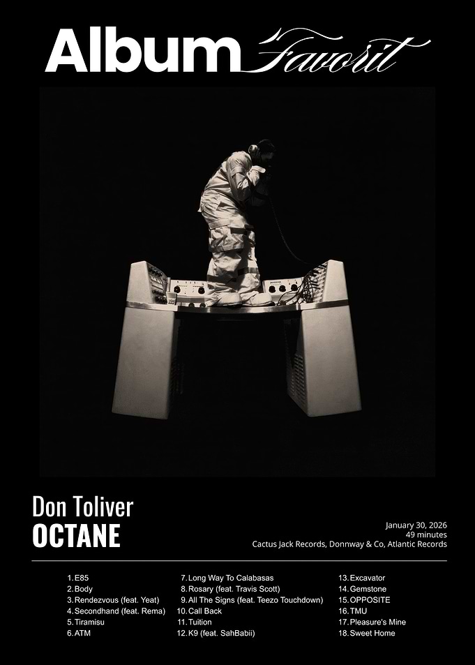 Don Toliver Octane Album Poster