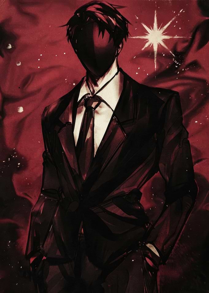 Faceless Man in Suit Digital Art