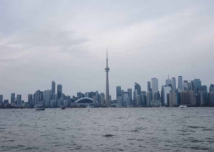 Toronto Skyline and CN Tower View