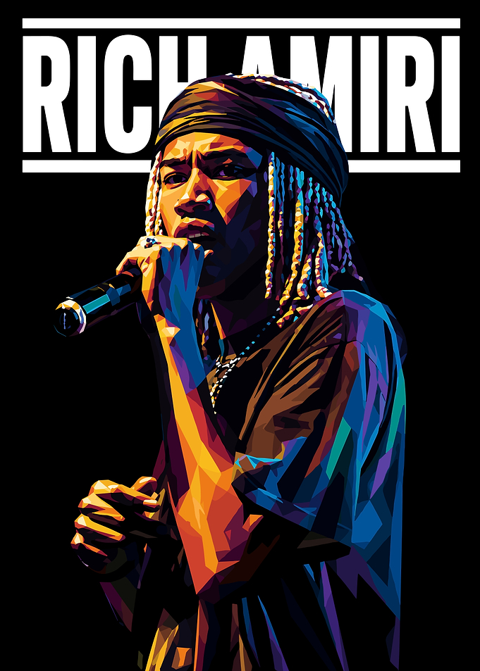 Rich Amiri Pop Art Portrait