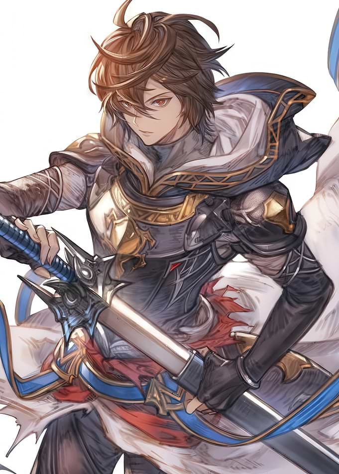 Anime Fantasy Warrior with Sword