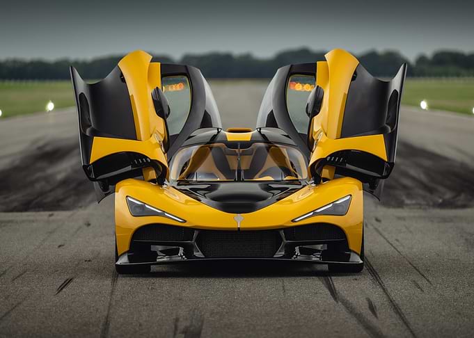 Yellow Apollo IE Supercar