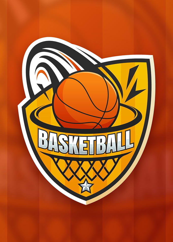 Dynamic Basketball Team Logo Emblem