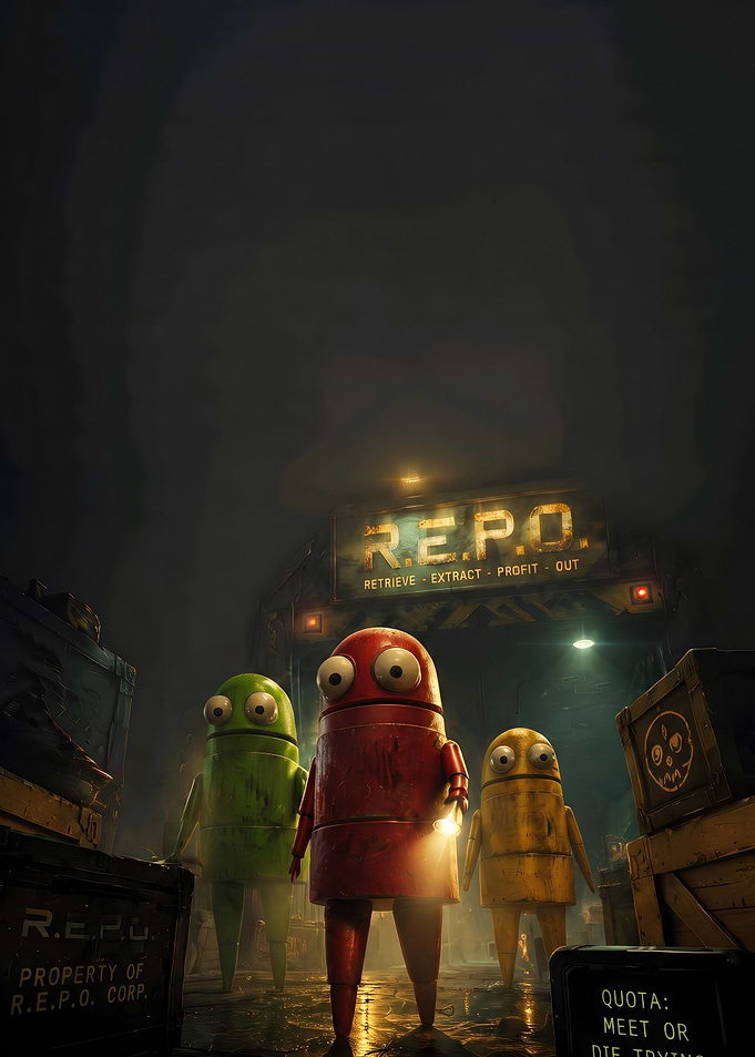 R.E.P.O. Corp Robot Trio