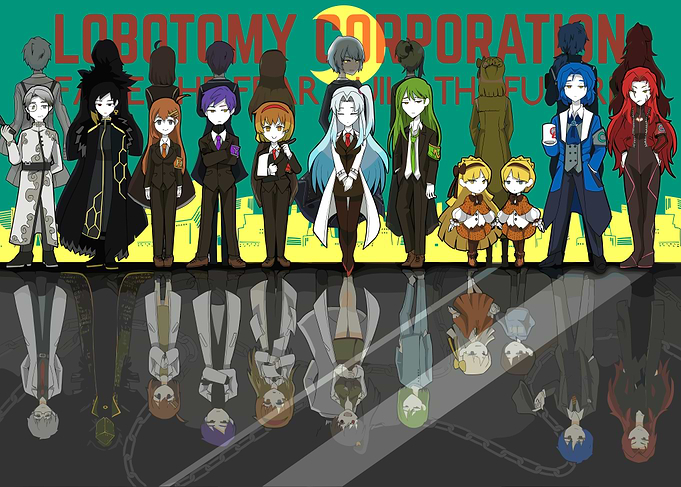 Lobotomy Corporation Character Lineup Illustration
