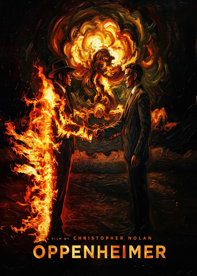 Oppenheimer Movie Poster Art