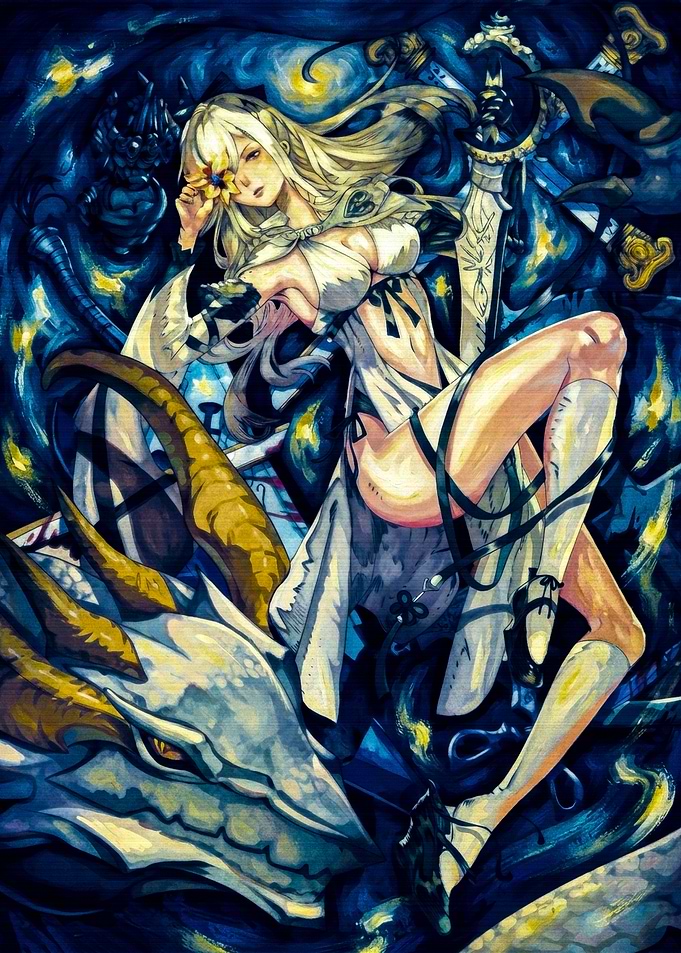 Zero from Drakengard 3 Fan Art