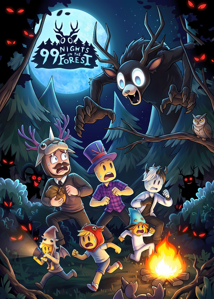 99 Nights in the Forest Poster