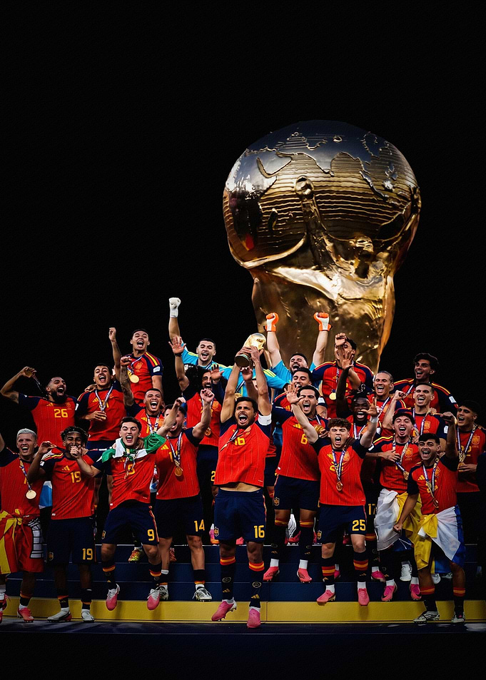Spain National Football Team Victory Celebration
