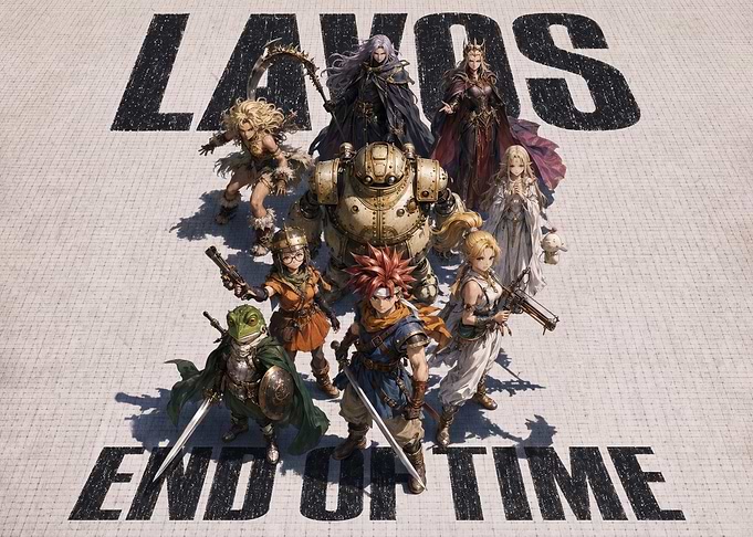 Chrono Trigger Characters Group Poster