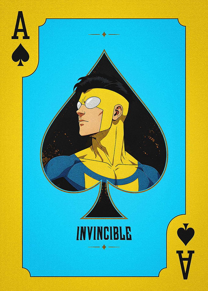 Invincible Ace of Spades Playing Card