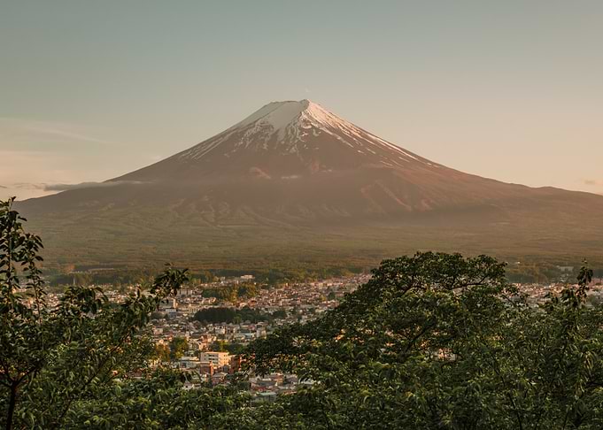 Mount Fuji at Sunset, Japan