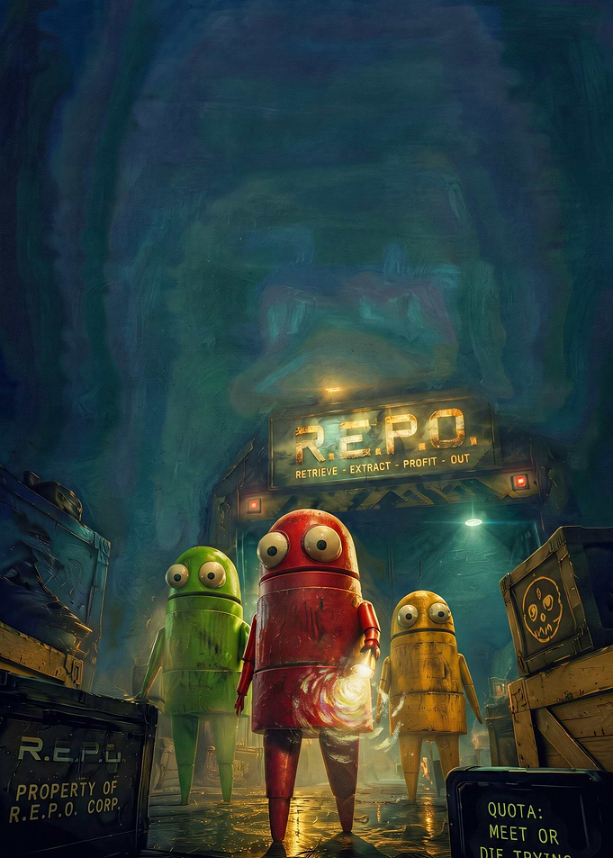 R.E.P.O. Corp Robot Trio