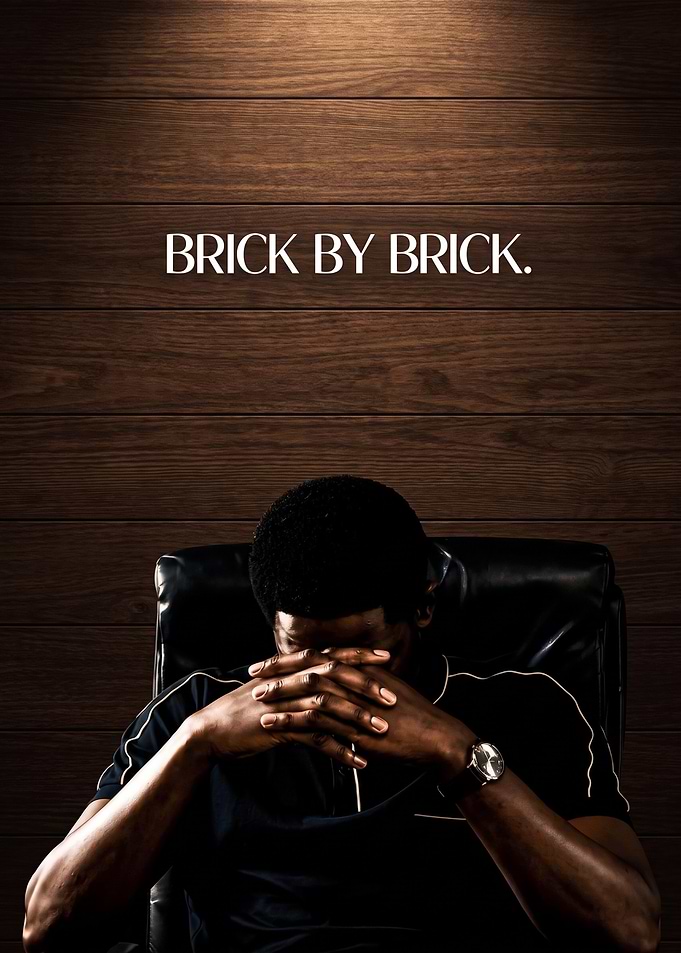 Brick By Brick Inspirational Poster