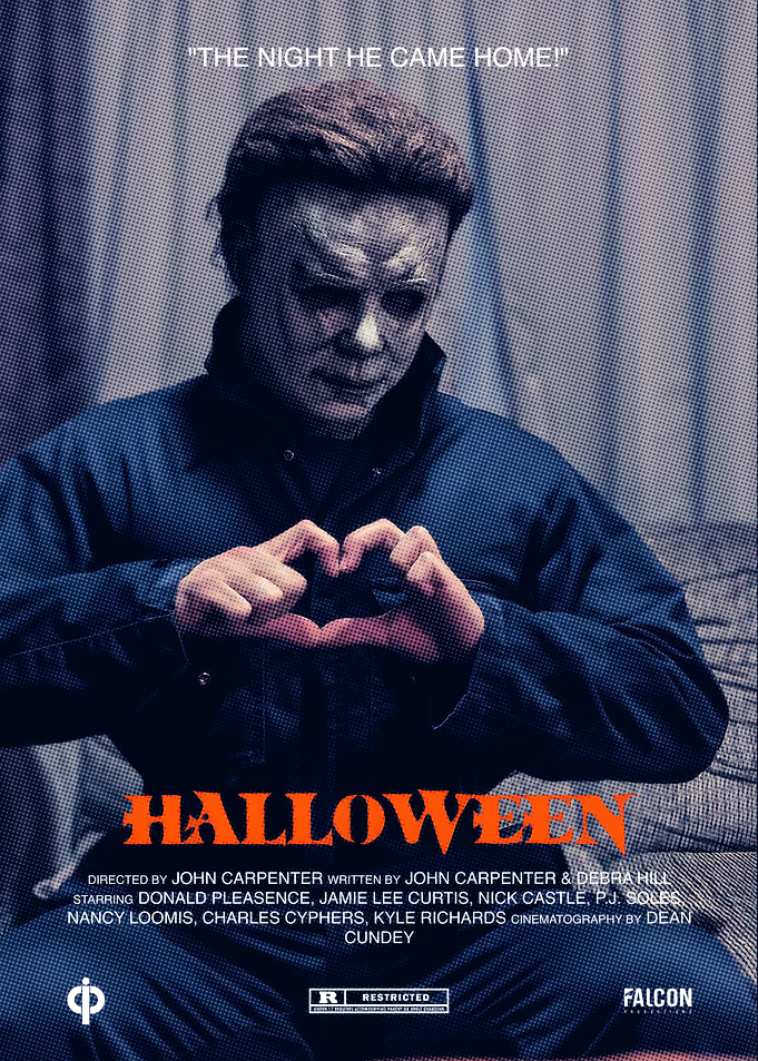 Michael Myers Halloween Heart Hands Poster