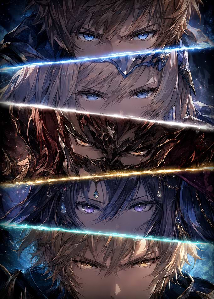 Granblue Fantasy Eye Collage