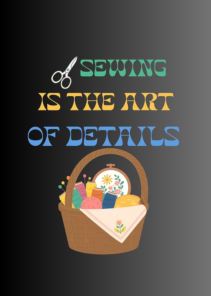 Sewing Is The Art Of Details