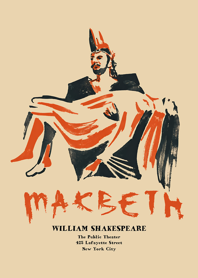 Macbeth The Public Theater Poster
