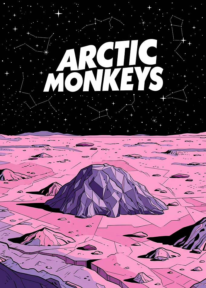 Arctic Monkeys Tranquility Base Portrait