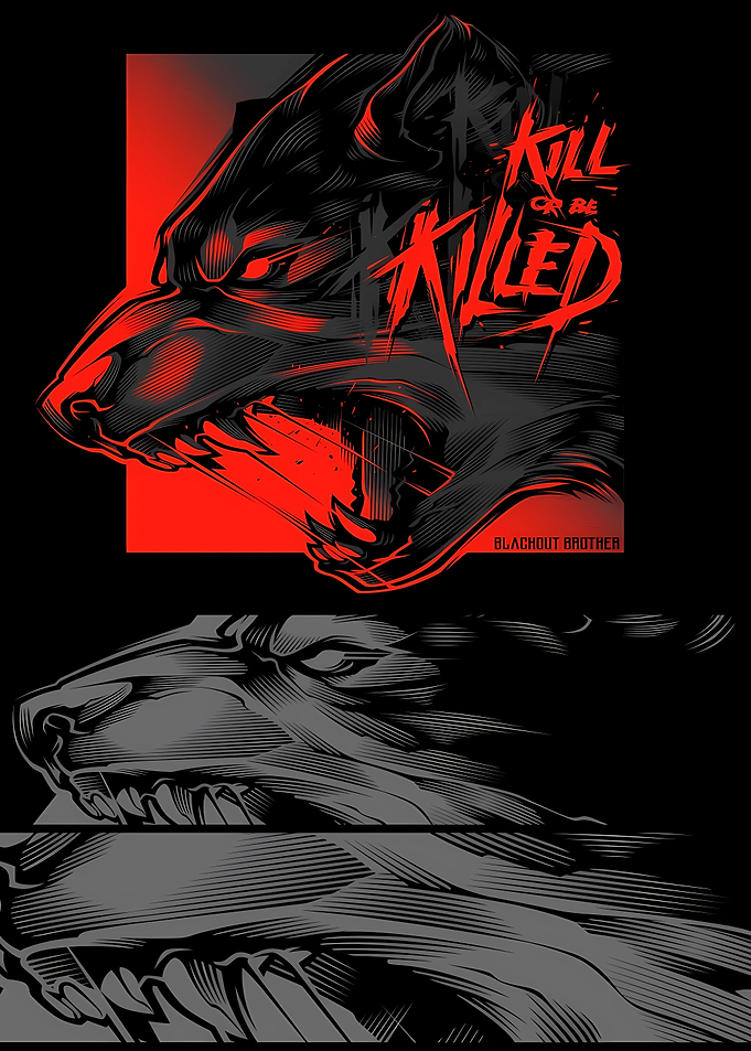 Aggressive Wolf Kill or Be Killed