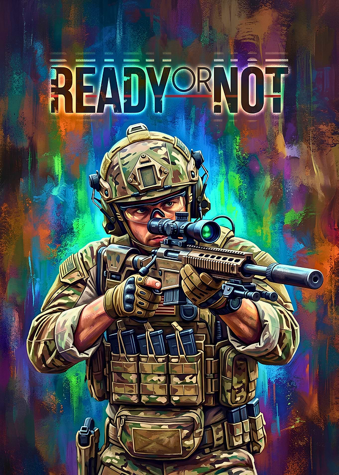 Ready or Not Tactical Soldier Poster