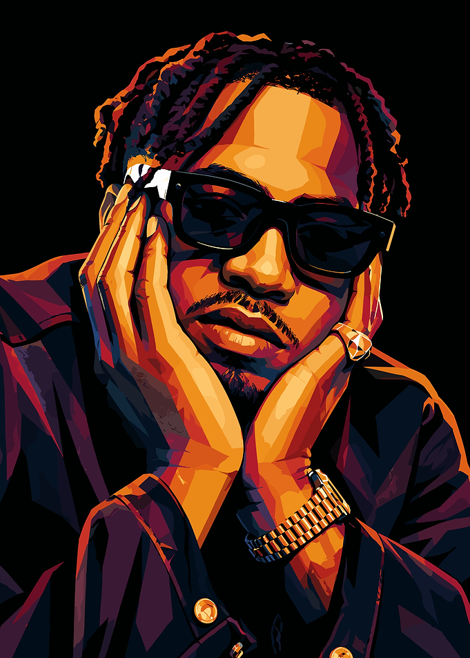 Stylized Portrait of a Nas