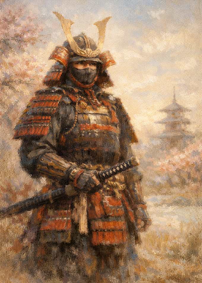 Samurai Beneath the Sakura