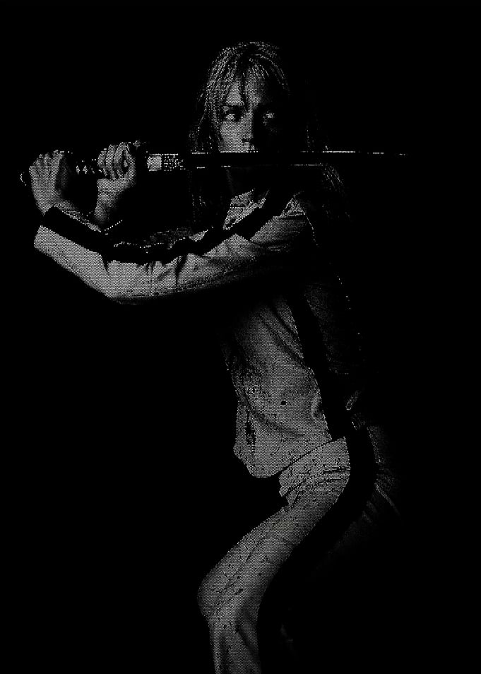 The Bride Kill Bill Noir Poster