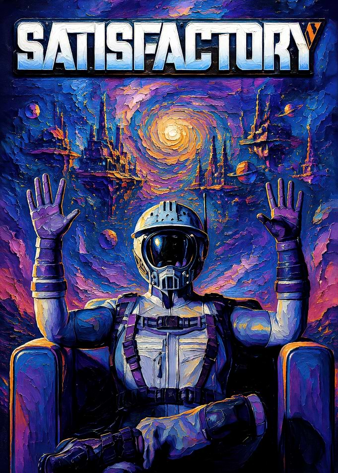 Satisfactory Game Poster Art
