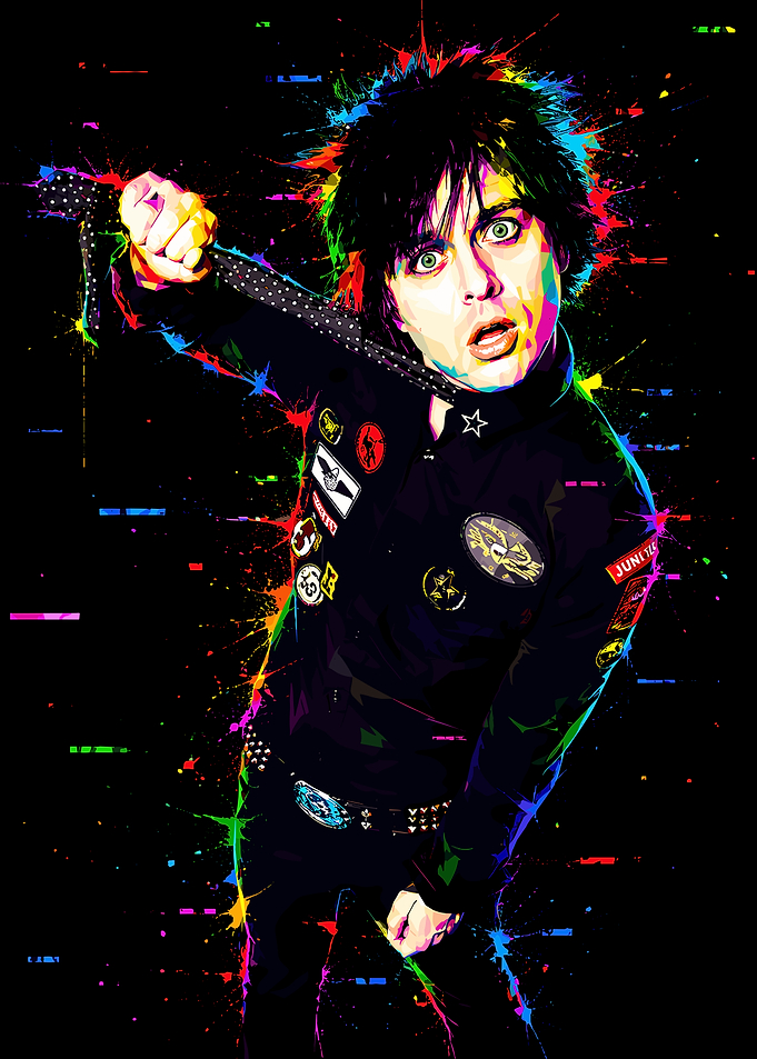 Billie Joe Armstrong Pop Art Portrait