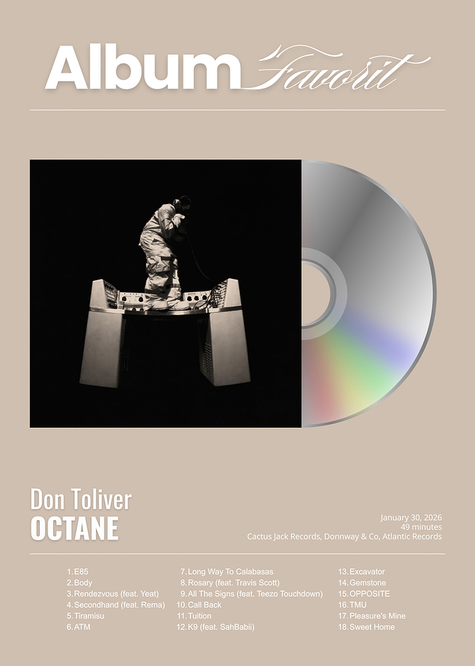 Don Toliver Octane Album Poster