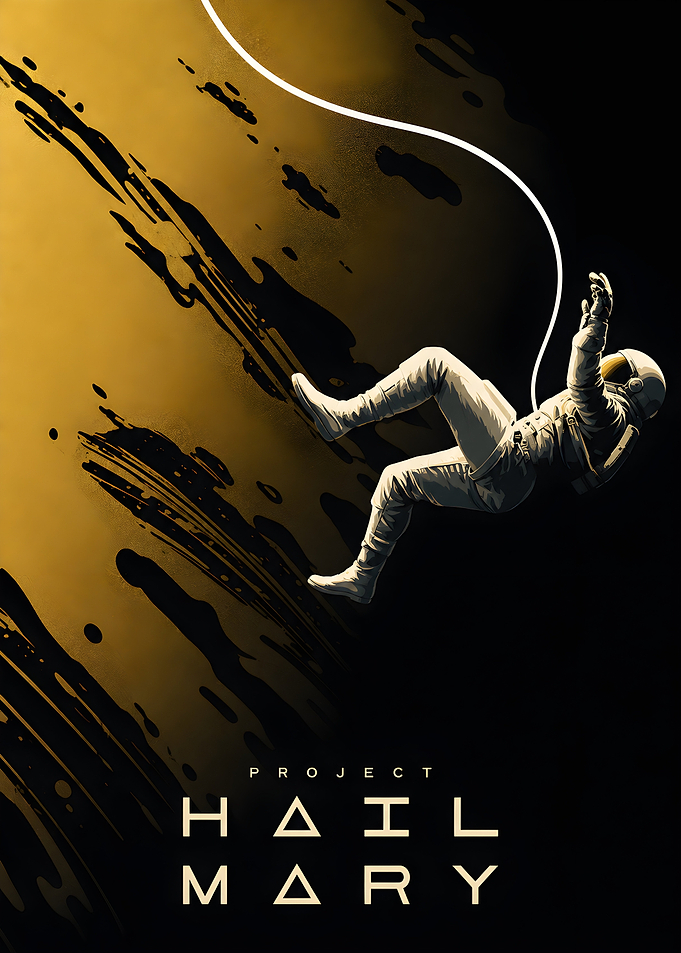 Project Hail Mary Astronaut Poster