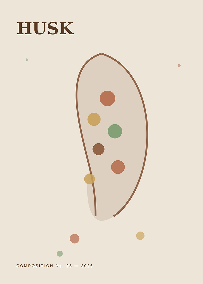 Minimalist Husk Abstract Art Print