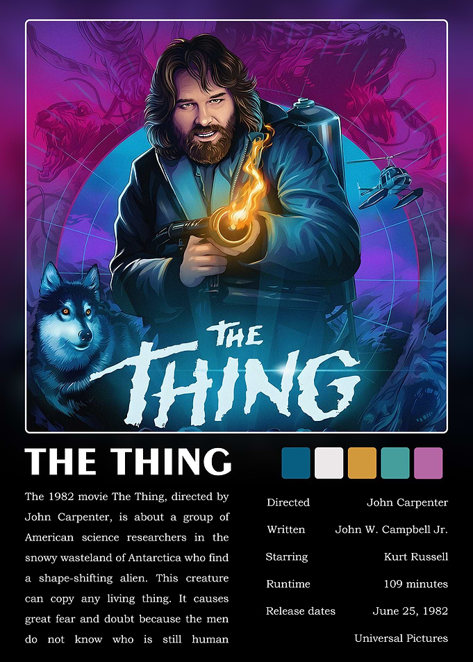 The Thing Movie Poster Art