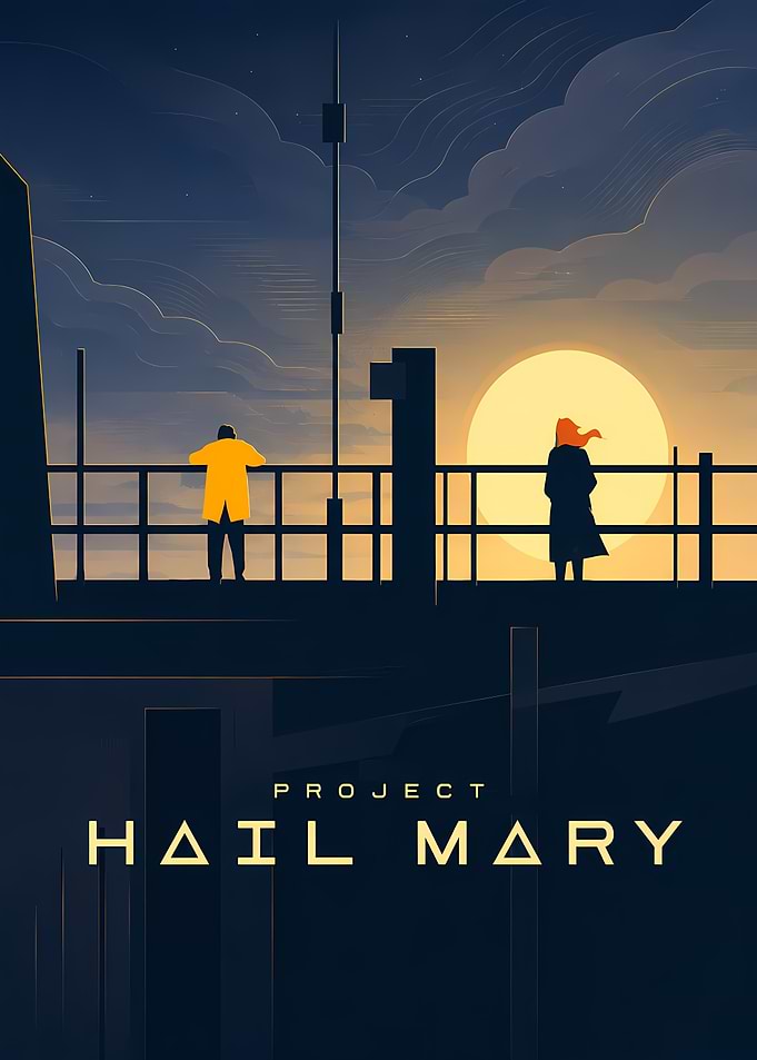 Project Hail Mary Minimalist Poster
