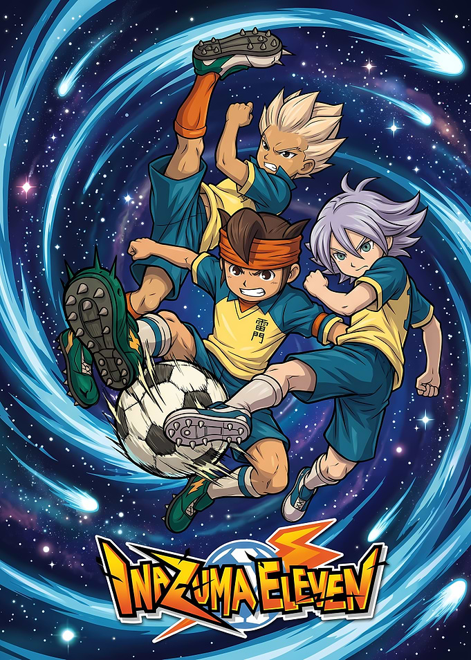 Inazuma Eleven Soccer Action Poster
