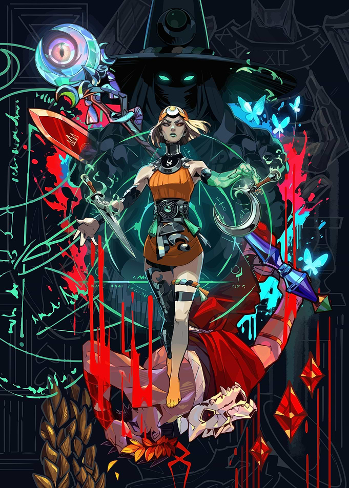 Hades 2 Melinoe and Chronos Illustration