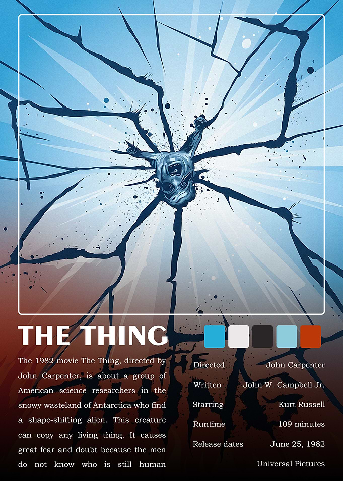 The Thing Minimalist Movie Poster