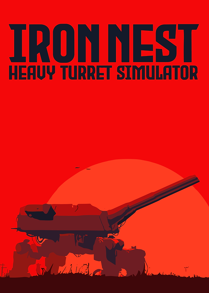 Iron Nest Heavy Turret Simulator Poster