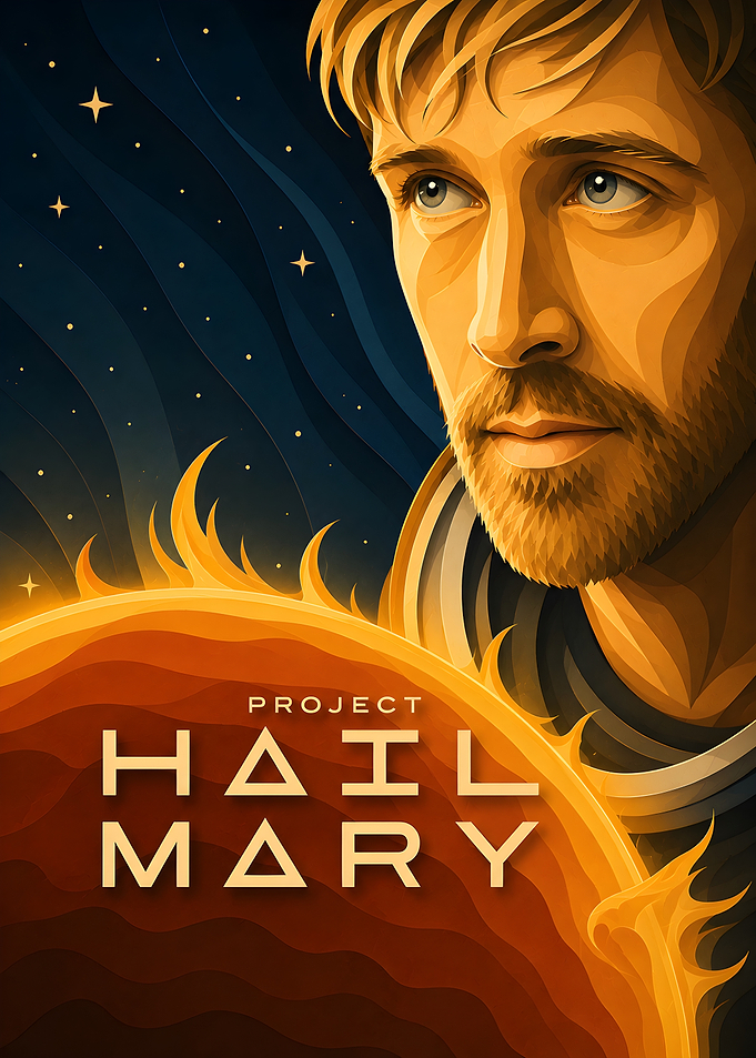 Project Hail Mary Book Poster