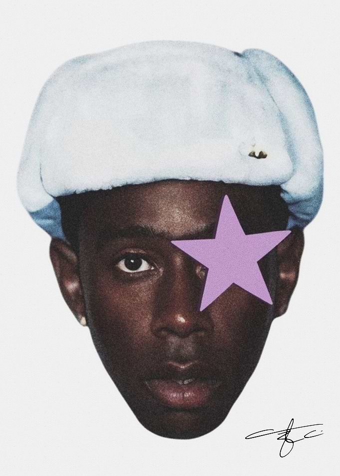 Tyler, the Creator Portrait with Star