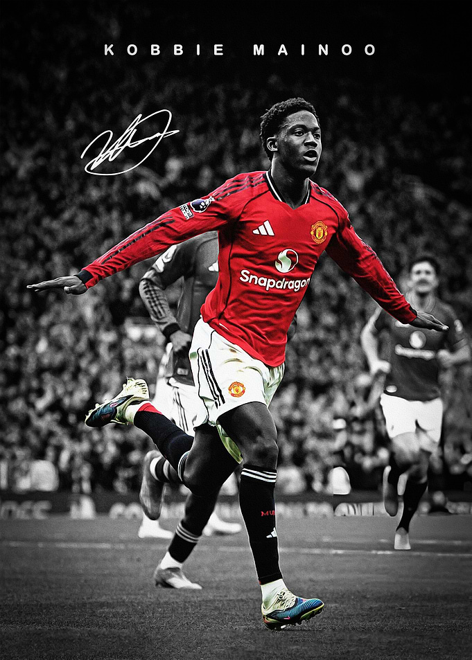 Kobbie Mainoo Manchester Goal