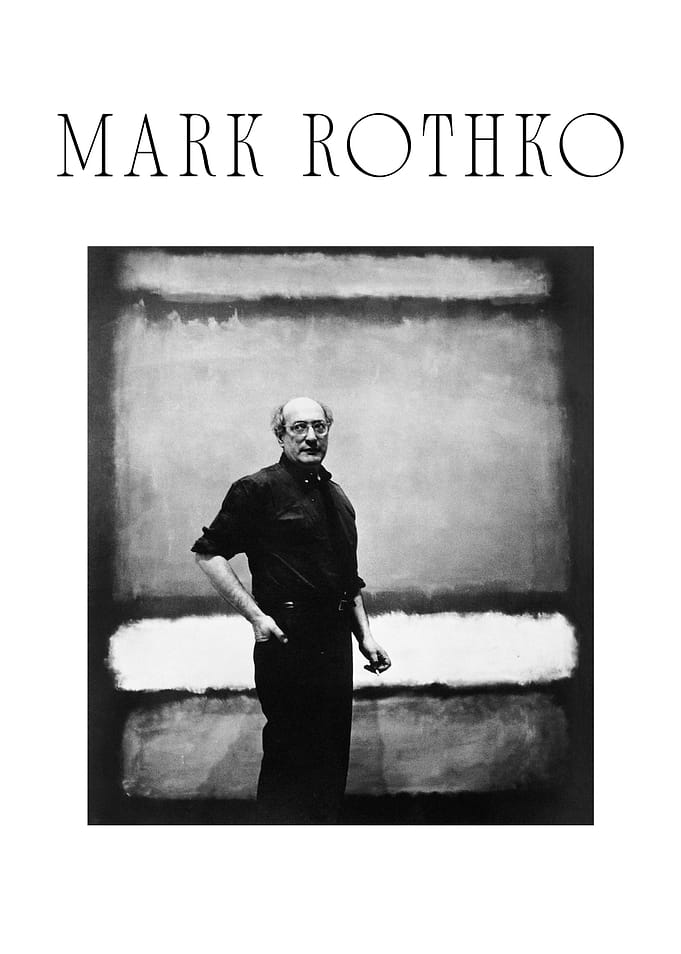 Mark Rothko Portrait Poster