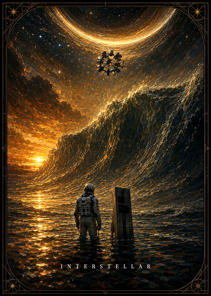 Interstellar Movie Poster Art