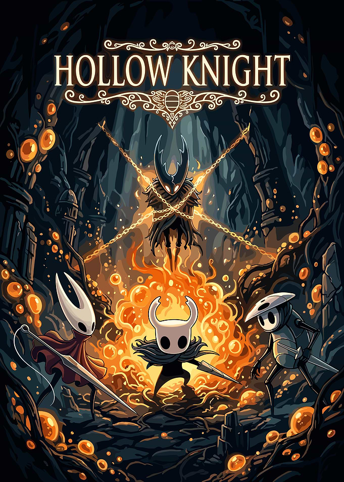 Hollow Knight Game Poster Art
