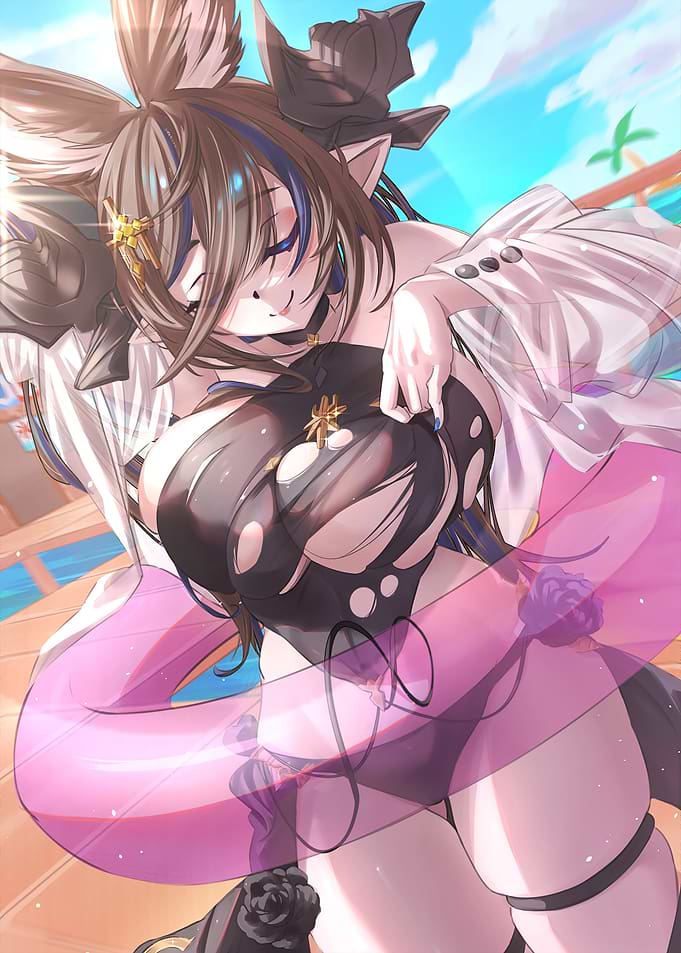 Anime Girl with Animal Ears