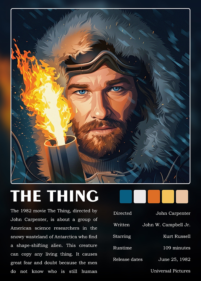 The Thing Movie Poster Art